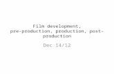 Film development pre production production