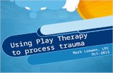 Using Play Therapy to process trauma in children