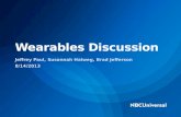 Wearables Discussion