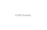 Gsm system and radio frequency