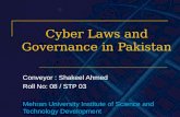 Cyber Governemace In Pakistan