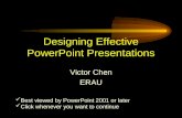 Designing Effective Power Point Presentations