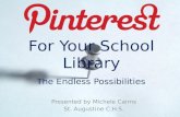 Pinterest for Your School Llibrary