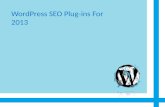 Wordpress SEO Plugins for 2013