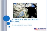Conquer your credit score