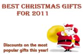 Best christmas gifts for 2011