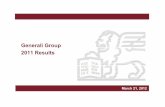 Generali Group 2011 Results