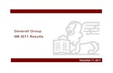 Generali Group 9M  2011 Results