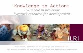 Knowledge to Action: ILRI’s role in pro-poor livestock research for development