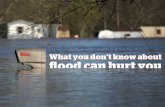 What You Don’t Know About Flood Can Hurt You
