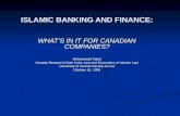 Canadian Banks Islamic FINANCE