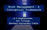 Revised Version of Risk Management - a conceptual framework