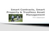 Primer to smart contracts, smart property, trustless asset management