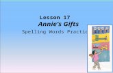 Lesson 17 spelling powerpoint