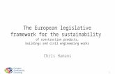 The EU legislative framework for the sustainability