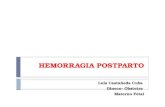HEMORRAGIA POSTPARTO Luis Castañeda Cuba Gineco- Obstetra Materno Fetal