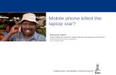 Mobile star killed laptop star