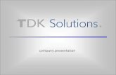 Tdk solutions company presentation 220310