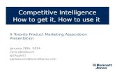 2014 Jan Meeting - Competitive Intelligence