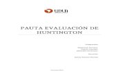 PAUTA DE EVALUACIÓN DE HUNTINGTON