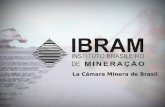 La Cámara Minera de Brasil. IBRAM- La Cámara Minera de Brasil Organización privada, sin fines lucrativos, que representa la Industria Minera Brasileña;