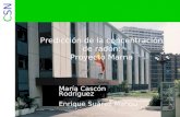 CSN Predicción de la concentración de radón: Proyecto Marna María Cascón Rodríguez Enrique Suárez Mahou.