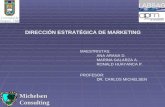 Michelsen Consulting DIRECCIÓN ESTRATÉGICA DE MARKETING PROFESOR: DR. CARLOS MICHELSEN MAESTRISTAS: ANA ARANA D. MARINA GALARZA A. RONALD HUAYANCA P.