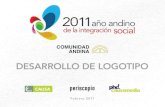 Logotipo del Año Andino De Integración Social Versión vertical.