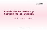 1 © The Delos Partnership 2005 Previsión de Ventas y Gestión de la Demanda El Proceso Ideal.
