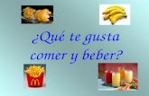 ¿Qué te gusta comer y beber?. Being hungry and thirsty Tener hambre. – To be hungry. Tener sed. – To be thirsty.