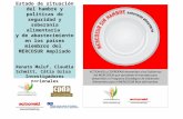 Estado de situación del hambre y políticas de seguridad y soberanía alimentaria y de abastecimiento en los países miembros del MERCOSUR Ampliado Renato.