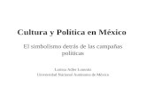 Cultura y Política en México El simbolismo detrás de las campañas políticas Larissa Adler Lomnitz Universidad Nacional Autónoma de México.