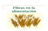 Fibras en la alimentación. Concepto de fibra alimentaria Conjunto de componentes presentes en alimentos de origen vegetal que no pueden ser digeridos.