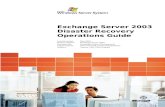 Exchange 2003 Disaster Recovery Operations