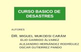 CURSO BASICO DE DESASTRES AUTORES DR. MIGUEL MUKODSI CARÁM ELIO GARRIDO ÁLVAREZ ALEJANDRO HERNÁNDEZ RODRÍGUEZ OSCAR GUTIERREZ PANDO.
