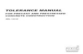 PCI MNL-135-00 Tolerance Manual for Precast & Pre Stressed Concrete Construction