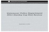 Vancouver Police internal riot review