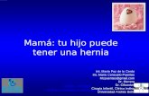 INDISA - NEORED Un Nuevo Concepto en Medicina Perinatal Mamá: tu hijo puede tener una hernia Int. María Paz de la Cerda Int. María Consuelo Puentes Mcpuentes@gmail.com.