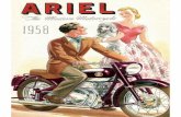 Ariel Motorcycle Sales Brochure 1958