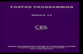 FoxPro Programming Using FoxPro 2.6 or Higher