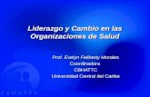 Liderazgo y Cambio en las Organizaciones de Salud Liderazgo y Cambio en las Organizaciones de Salud Prof. Evelyn Feliberty Morales Coordinadora CBHATTC.
