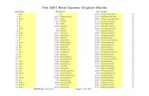 5001 Most Spoken English Words