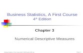 Numerical Descriptive Measures