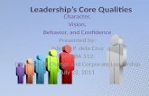 Leadership’s Core Qualities