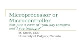 Microprocessor Micro Controller
