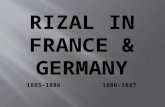 Rizal in France & Germany