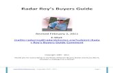 Radar Roy's Buyers Guide