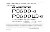 Komatsu PC600-6 SEAM046200T Operation & Maintenance Manual