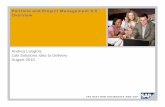 SAP Portfolio and Project Management 5 0 - Introduction