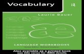 Laurie Bauer Vocabulary